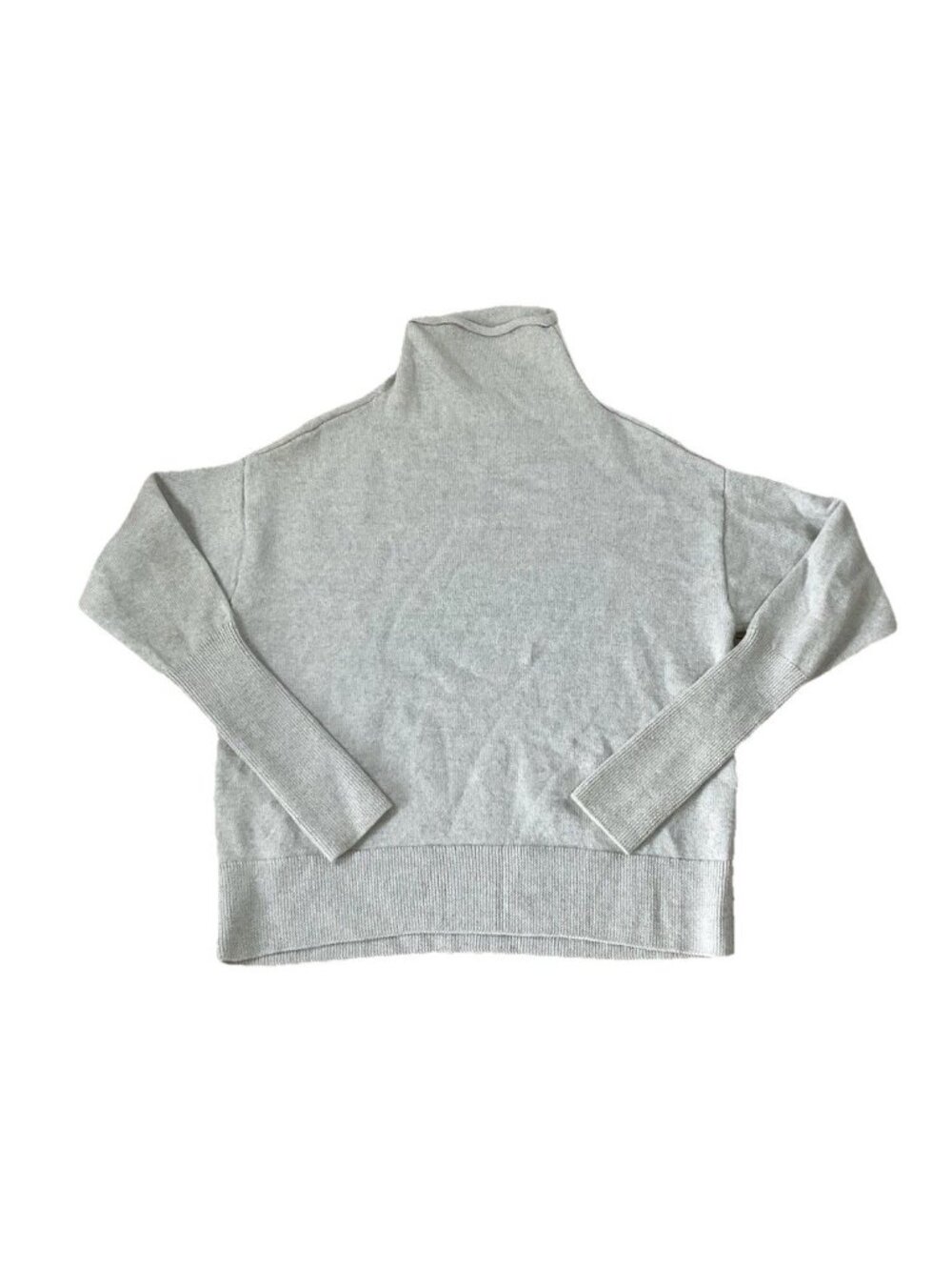 Wilfred Women’s Small Sweater Lite Grey Turtle Neck Wool Knit Cozy High Neck